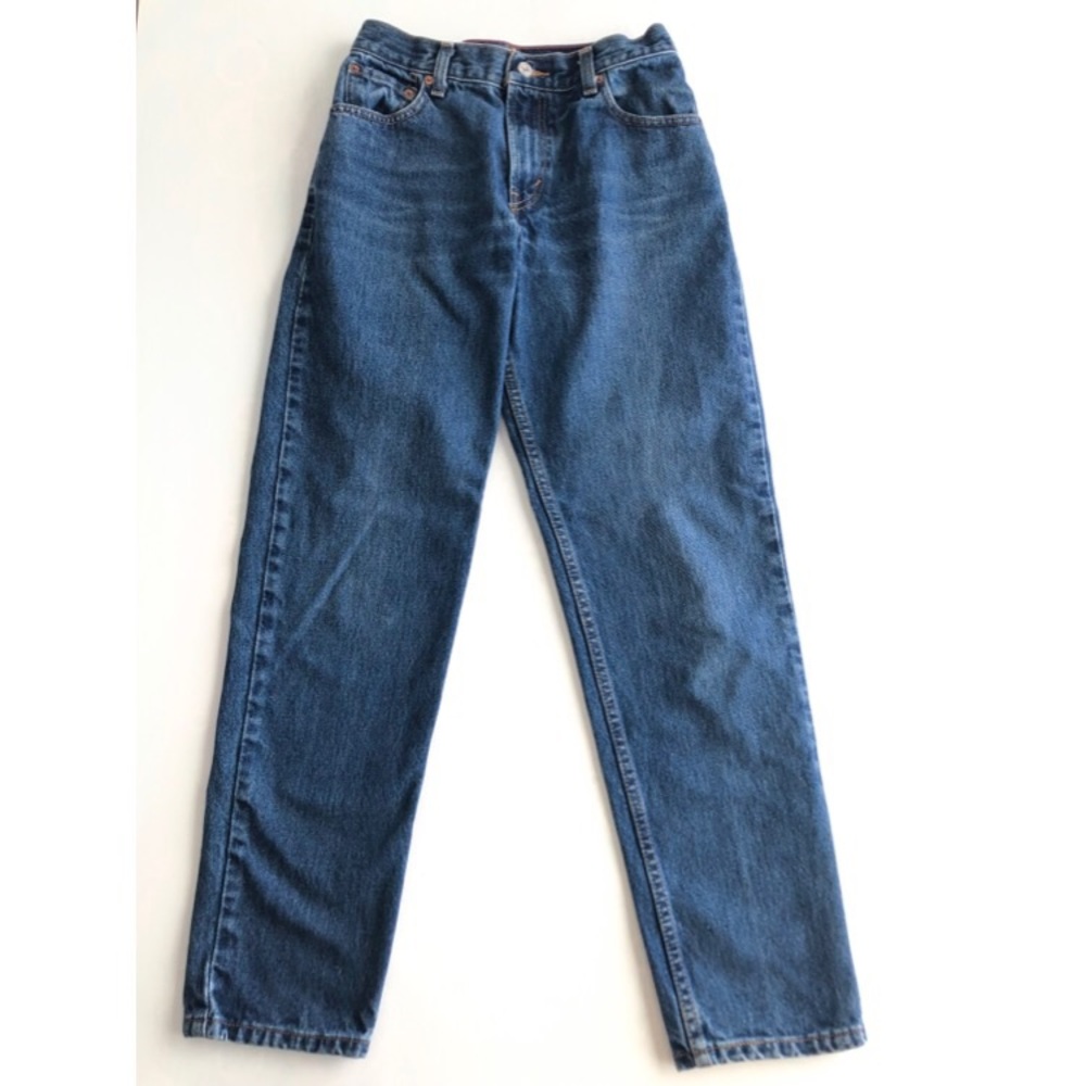 Levi’s 550 Mom Jeans High Rise Dark Wash Tapered